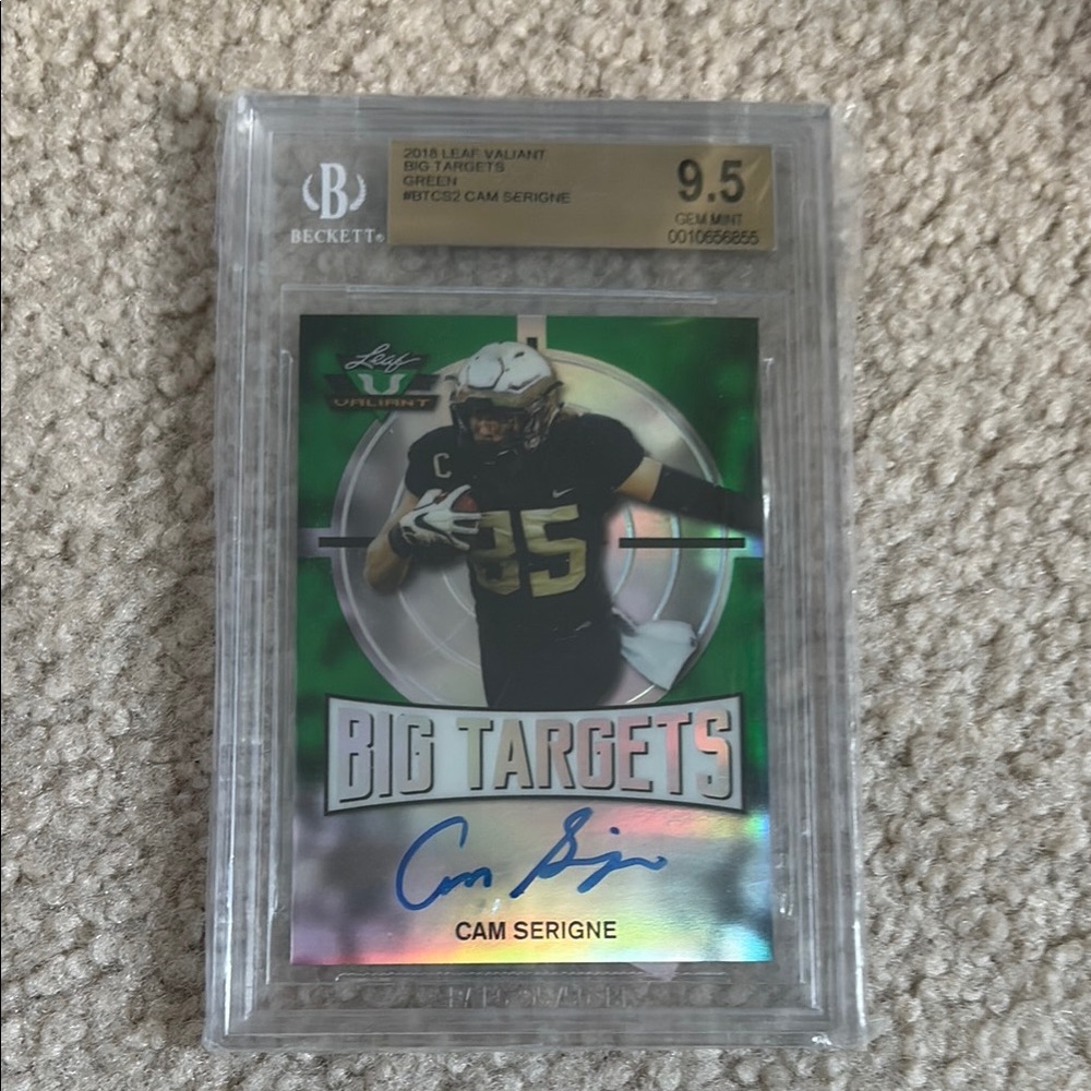 Valiant Big Targets Football Card